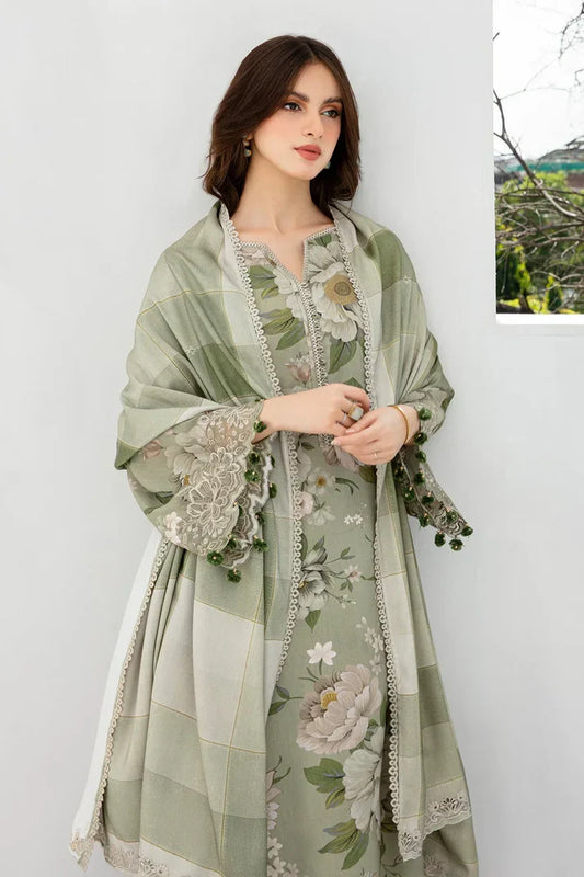 Lawn 3PC Printed Digital Printed Monar Dupatta VL847