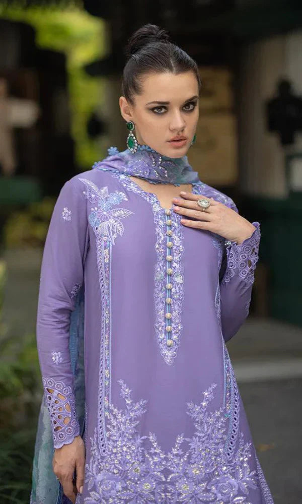 Mushaq - 3PC Chickan Kari Embroidered Lawn Suit. VL908
