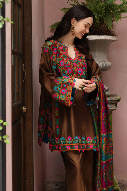 Sapphire - Dhanak 3 Piece Embroidered Dress - VL1147