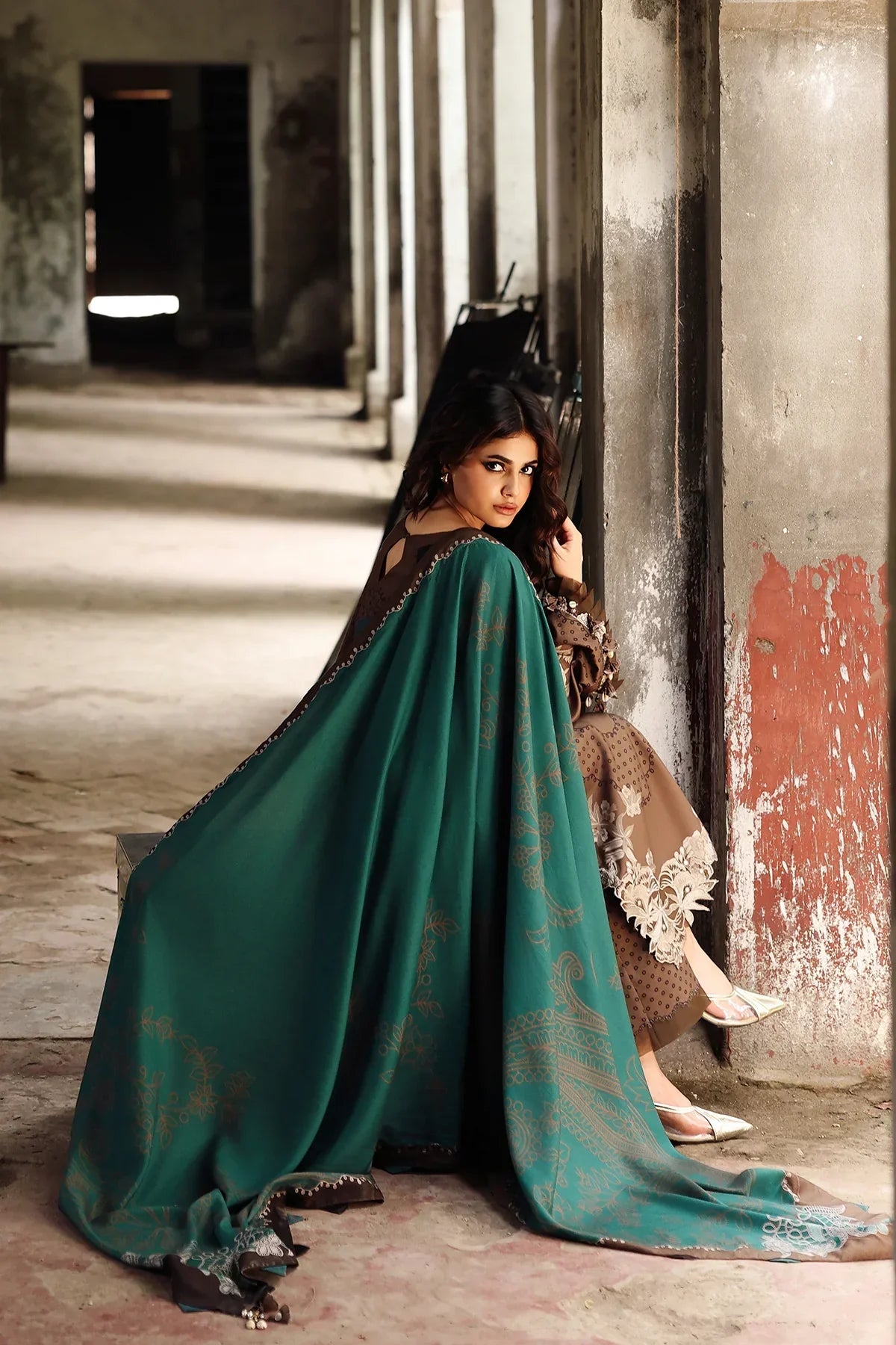 Charizma - Winter 3PC Karandi Digital Print Dress - VL1212