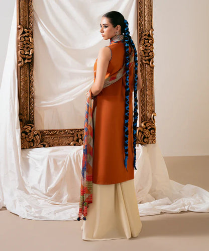 Sapphire - Dhanak 3 Piece Embroidered Dress - VL1175