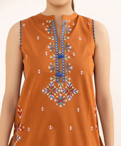 Sapphire - Dhanak 3 Piece Embroidered Dress - VL1175