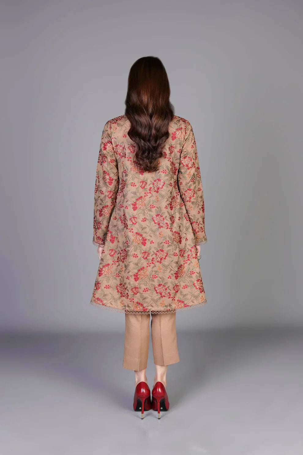 Bareeze -Embroided 3pc Lawn Suit - VL1038