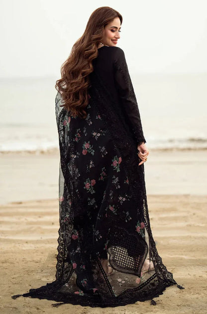 Nureh - 3PC Lawn ChickenKari Embroidered with Sequence work Suit - VL931