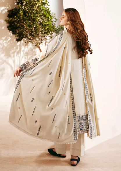 Jazmin - Winter 3PC Dhanak Embroidered Suit - VL1135