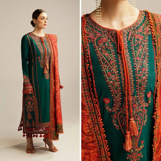 Rehan Rehar 3 Piece Embroidered Lawn Suit - VL937
