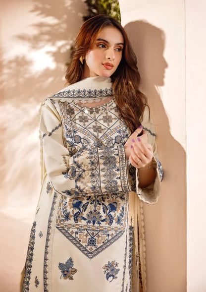 Jazmin - Winter 3PC Dhanak Embroidered Suit - VL1135