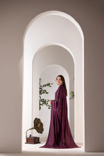 Sobia Nazir - Winter 3PC Dhanak Embroidered Suit - VL1117