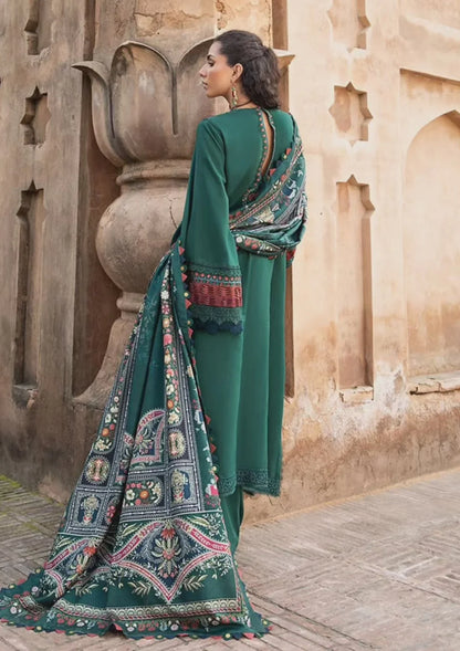 Mohagni - Winter 3PC Dhanak Embroidered Suit - VL1136