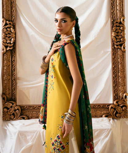 Sapphire - Dhanak 3 Piece Embroidered Dress - VL1174