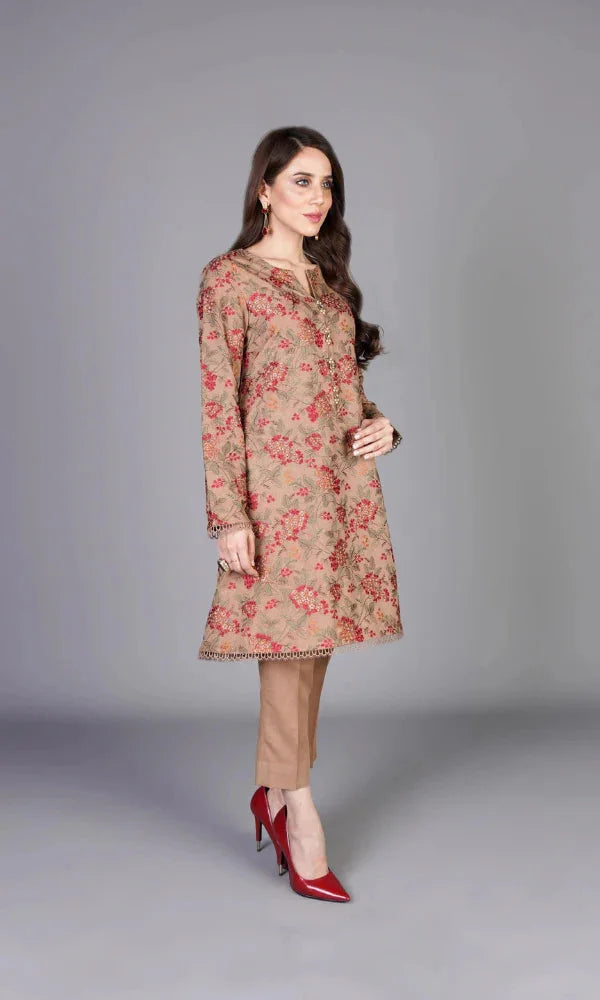 Bareeze -Embroided 3pc Lawn Suit - VL1038