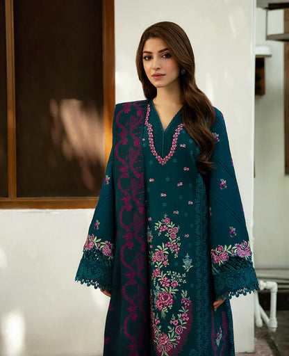 Sobia Nazir - Winter 3PC Dhanak Embroidered Suit - VL1148