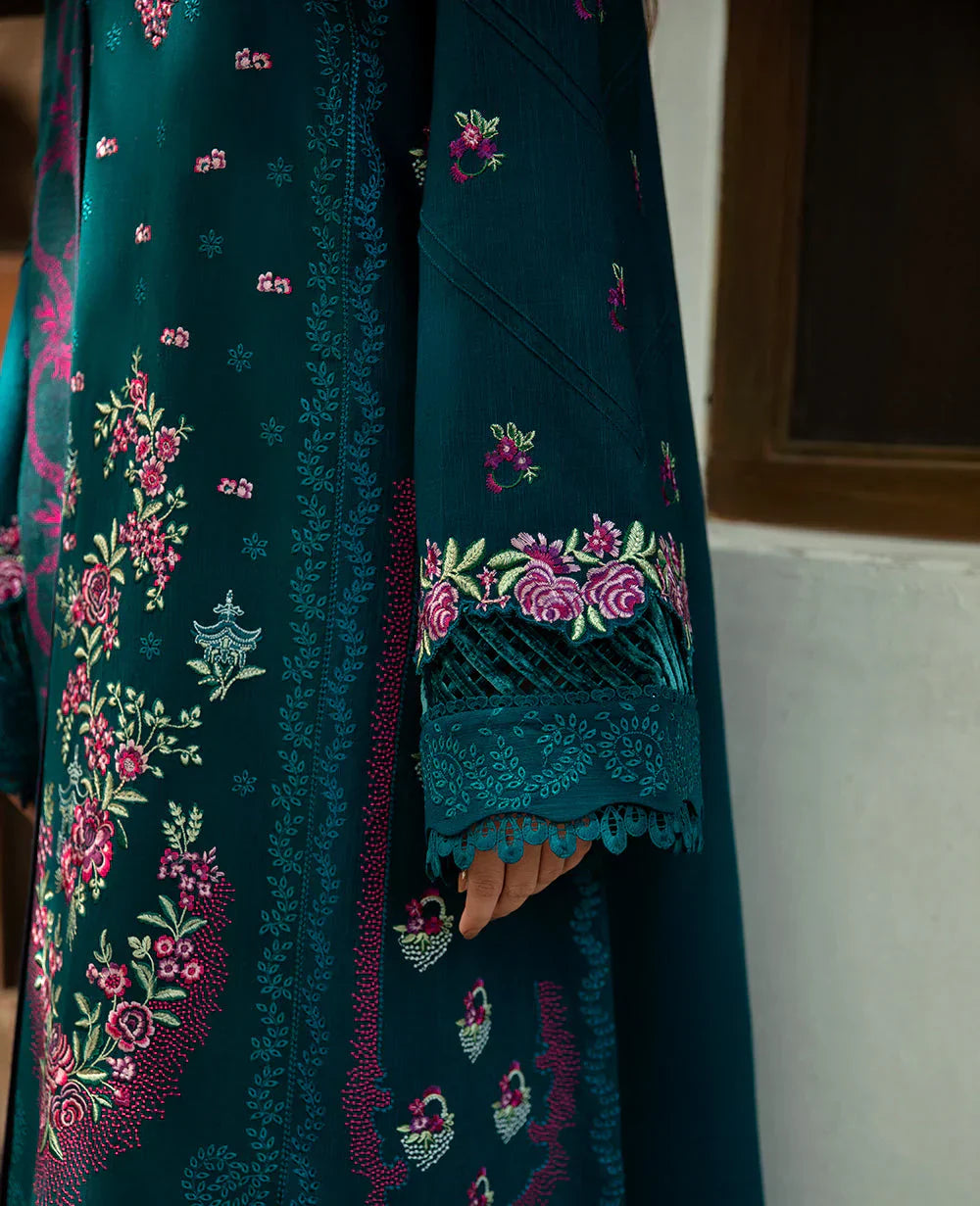 Sobia Nazir - Winter 3PC Dhanak Embroidered Suit - VL1148