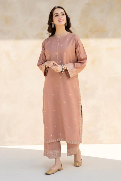 Zara shahjahan 2Pc Embroidered Lawn Suite With Fully Embroidered trouser VL924 )