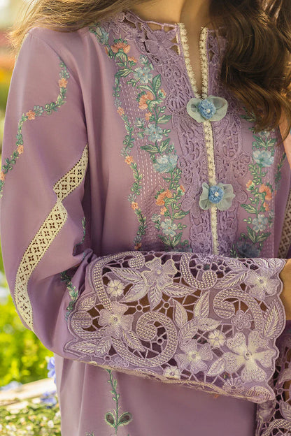 Maria B - 3PC Lawn Chickenkari Embroidered Suit - VL1029