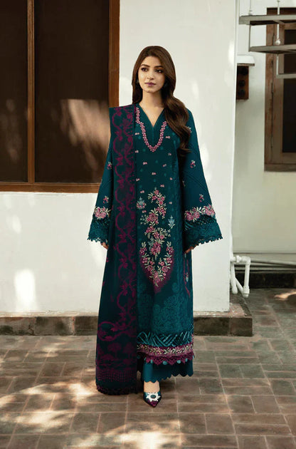 Sobia Nazir - Winter 3PC Dhanak Embroidered Suit - VL1148