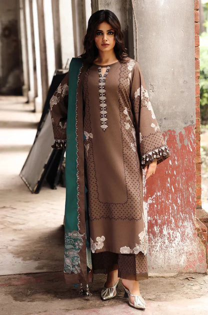 Charizma - Winter 3PC Karandi Digital Print Dress - VL1212