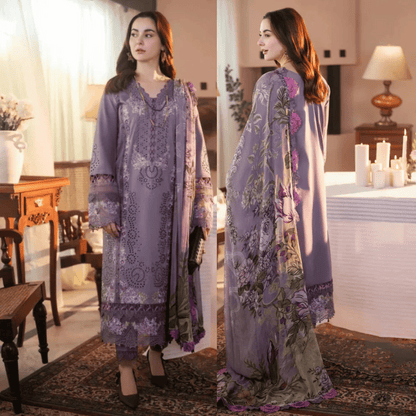 Jade - 3PC Lawn Chickenkari Embroidered Suit - VL933