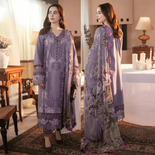 Jade - 3PC Lawn Chickenkari Embroidered Suit - VL933