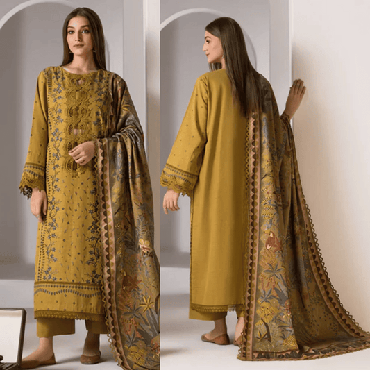 Jazmin - 3PC Lawn Embroidered Suit - VL938