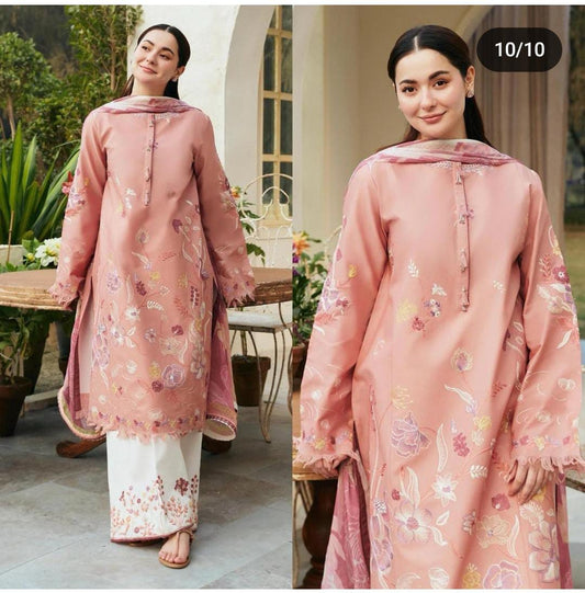 VL790 Zara Shah.jahan 3-Pc Dhanak with Chiffon printed duppata