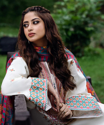 VL867 Khadder Fabric Zara Shajahan with Banadoria Digital Printed Dupatta