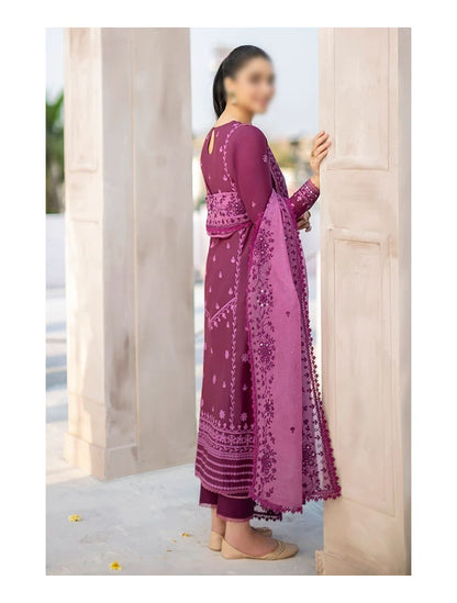 Cross Stitch, unstitched 3 piece lawn embroidered suit VL535