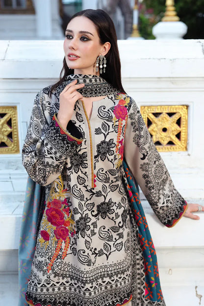 Charizma - Winter 3PC Karandi Digital Print Dress - VL1214