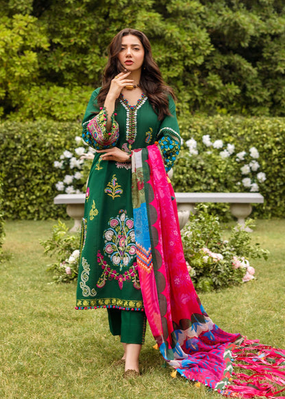 Zara Shahjahan - 3PC Lawn Embroidered Suit - VL1045