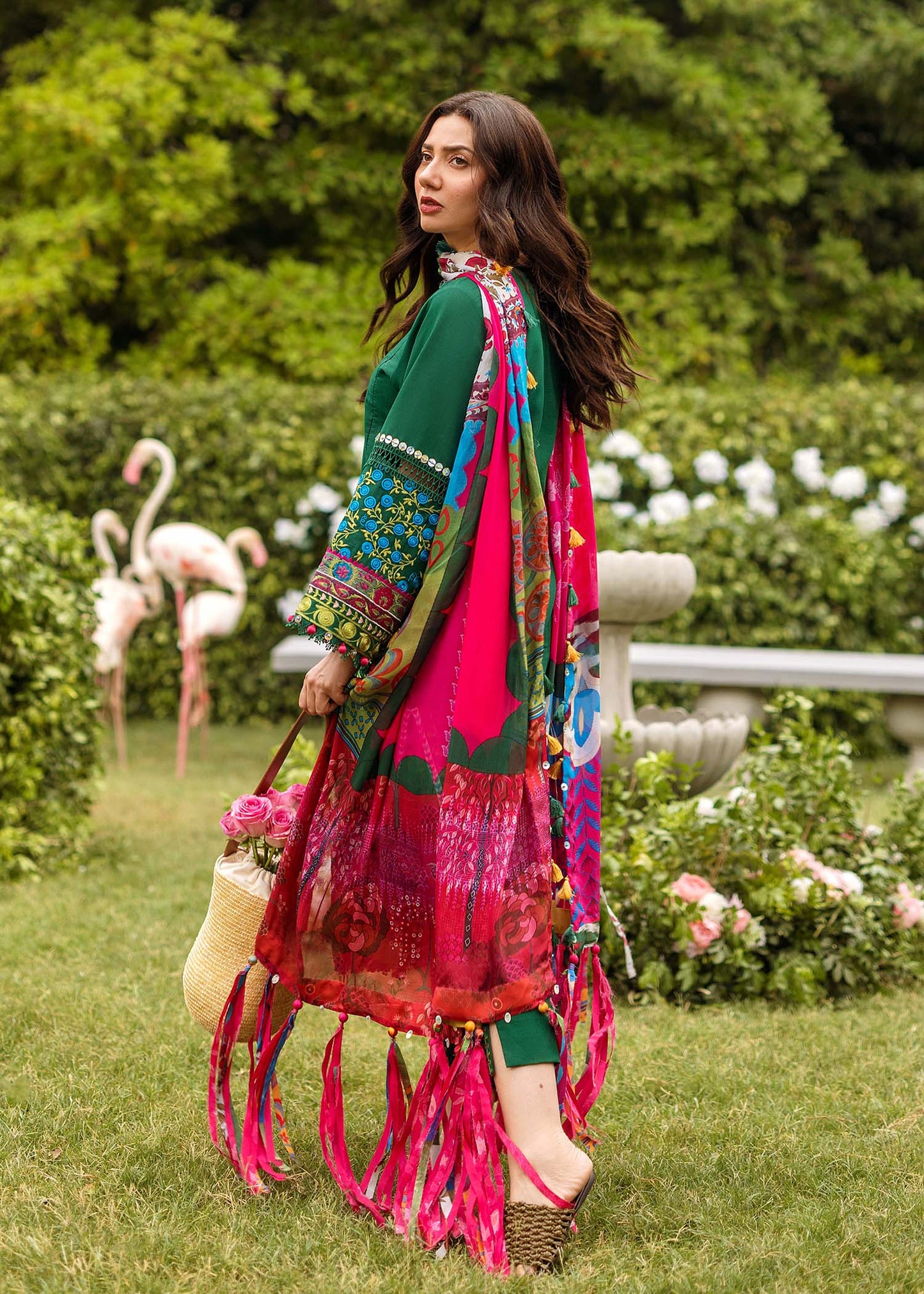 Zara Shahjahan - 3PC Lawn Embroidered Suit - VL1045