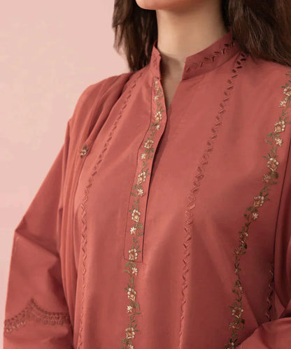 Sapphire- 3Pc Lawn Embroidered Suit with Embroidered Chiffon dupatta. Vl661/2